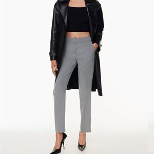 Aritzia - Babaton Grey Wool Conan Trousers
